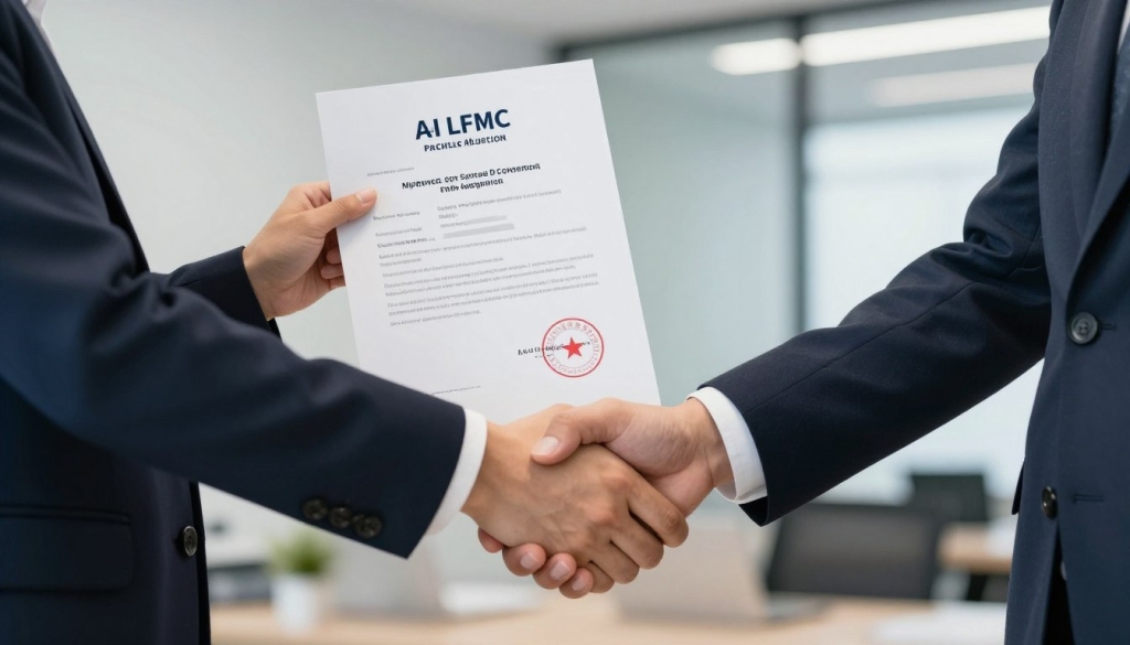 Successful completion of CMS License Application - A/I LFMC process