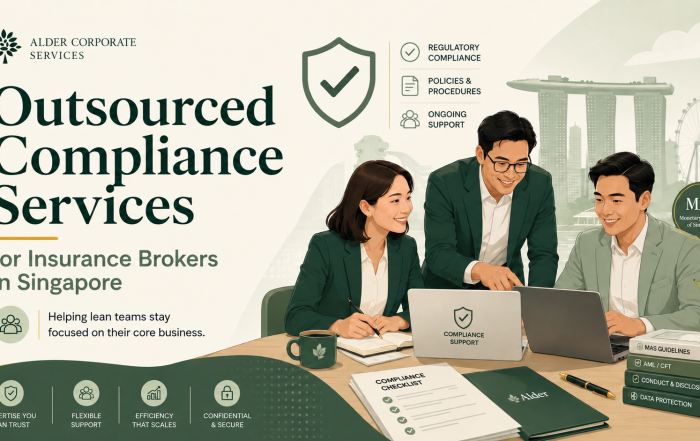 Outsourced compliance services for MAS licensed insurance brokers Singapore